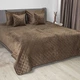Покрывало ТЕП "VELOUR" Coffee/Ромб круглый, 240x260 - изображение 2