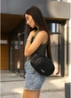 Женская сумка через плечо из экокожи SAMBAG Черная (29160301017) - изображение 1