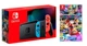 Консоль Nintendo Switch Neon blue/red - Обновлённая версия + Игра Mario Kart 8 Deluxe - изображение 1