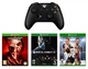 Microsoft Xbox One S Black Wireless Controller Fighting Bundle - зображення 1