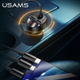 Автомобильное зарядное устройство в прикуриватель (автозарядка) USAMS Dual USB 3-in-1 C22 |2USB 3.4A| Черный - изображение 5