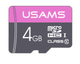 Карта памяти 4GB USAMS TF Card US-ZB100 Class 6 - изображение 2