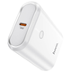 Павербанк PowerBank зі швидкою зарядкою HOCO Mayflower Q3 10000mAh |1USB/1Type-C, 3A/20W, PD/QC| Білий - зображення 2