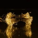 Новорічна гірлянда-штора Роса Хвойна лапа 3×3 м 600 LED, Світлодіодна завіса на мідному дроті з 8 режимами для декору вікон, стін, вітрин, фотозон та святкового оформлення дому, Жовтий - изображение 3