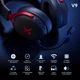 Ігрові бездротові навушники Mchose V9 Pro 7.1 Sound, Bluetooth, 2.4G Black red - изображение 4