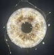Светодиодная гирлянда для елки/декоративная/уличная мишура Роса 900 LED 8 режимов с пультом ДУ теплый белый свет 30 метров - изображение 2