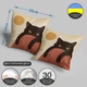 Подушка с принтом черной кошки — стильный зоодекор для дома 3D ПРИНТ 35 х 35 см 13300 - изображение 3