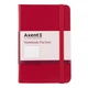 Записная книга блокнот 95x140 Axent 96 л. клетка тв. обл. красный Partner 8301-03-A - изображение 3