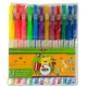 Набор ручек гелевых ZiBi NEON+GLITTER 12 цветов (ZB.2204-99) - изображение 5