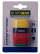 Точилка з ластиком Buromax пластиковий корпус з контейнером на 2 отвори (BM.4771-1) - зображення 3