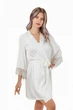 Халат женский шелк-Армани Felisiya Lingerie Айвори 91-004 М (2000002863014) - изображение 2