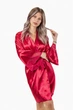 Халат жіночий атласний Felisiya Lingerie Малинове вино 74-910 S (2000011129019) - зображення 5