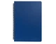 Записна книга блокнот Buromax OFFICE LOGO2U A5 96 л клітка на пружині (BM.24551150-02) - зображення 1