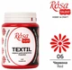 Краска акриловая для ткани ROSA TALENT 80 мл красный (4823098512448) - изображение 2