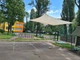 Тент-парус теневий для дому дачі басейну УФ захист 90% прямокутний 3х5м колір молоко 140 г/м2 BK_2062 - зображення 7