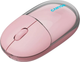 Миша Canyon OnClick 24 Dual-mode Silent Bluetooth/Wireless Transparent/Pink (CNS-CMSW24P) - зображення 5