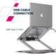 Hub USB Canyon OnStand 2 Aluminium 6-in-1 z podstawką do laptopa (CNS-SDS2) - obraz 19