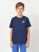 Детская футболка для мальчика Nike K Nsw Tee Emb Futura Lbr FZ5177-410 S 128-137 см Midnight Navy (197601014571) - изображение 1
