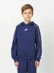 Детский теплый спортивный костюм (худи + штаны) для мальчика Nike K Nsw Club Flc Hdy Tracksuit HQ9318-410 XS 122-128 см Midnight Navy/Midnight Navy/White/White (198482275877) - изображение 3