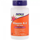 Витамин K2 100 мкг, NOW Foods, 100 капсул - изображение 1