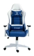 Комп'ютерне крісло для геймера Cobra Rebel CR204 Blue-White - изображение 1