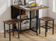 Комплект мебели Costway Design раскладной стол со стульями в стиле Loft - изображение 5