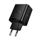 Зарядное устройство с быстрой зарядкой 65W HOCO N75 2Type-C, 1USB Черное - изображение 6