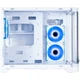 Корпус 1stPlayer UV6, White, без БЖ, Mini Tower, Micro ATX / Mini ITX, 2xUSB 3.0, макс. CPU - 157 мм / VGA - 400 мм, 3x120 мм ARGB, бічна та передня панель із загартованого скла (UV6-WH-2FC7R-W-1FC7-W) - зображення 3