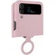Чехол панель Premium Silicone Case для Samsung Galaxy Z Flip 4 (SM-F721B) Розовый / Pink Sand - изображение 1
