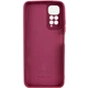 Чохол TPU GETMAN Liquid Silk Full Camera для Xiaomi Redmi Note 11 Pro 4G/5G / 12 Pro 4G Бордовий / Marsala - изображение 2