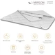 Ковдра вовняна MirSon BIANCO №0785 Woollen 140x205 см Літо (2200000144461) - зображення 3