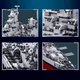 Конструктор Військовий корабель Лінкор USS Missouri S Sluban Model Bricks 1739 деталей - зображення 3