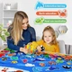 Игровой плакат на стену из фетра Карта мира Животные 101 х 65 см - изображение 2