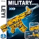 Конструктор оружие Автомат M4A1 Желтый 452 детали - изображение 7