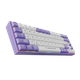 Клавіатура Ajazz AK680 Wired Brown Switch White Purple - изображение 2