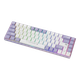 Клавіатура Ajazz AK680 Wired Brown Switch White Purple - изображение 3