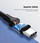 Кабель UGREEN US286 USB 2.0 Type-C to Type-C Male Cable Nickel Plating 1m Black (50997) - зображення 3