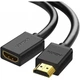 Кабель удлинитель UGREEN HD107 HDMI Male to Female Cable 2m Black (10142) - изображение 1