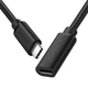 Кабель UGREEN US353 USB Type C Male to Female Extension Cable 1m (Black) (10387) - зображення 1
