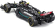 Metalowy model samochodu Bburago F1 Mercedes-AMG W14 E44 Lewis Hamilton 1:43 Czarny BB-18-38080-44 (4893993380800) - obraz 4