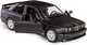 Metalowy model samochodu Daffi RMZ City BMW M3 E30 1986-1991 Matte 1:35 Czarny K-138 (5905422111387) - obraz 5