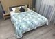 Плед-покрывало Decorator WellSoft 200х220 см с рождественским принтом Голубой (87-284) - изображение 3