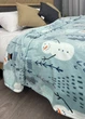 Плед-покрывало Decorator WellSoft 200х220 см с рождественским принтом Голубой (87-284) - изображение 6