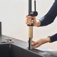 Змішувач для кухні Hansgrohe Talis M54 72802670 з висувною лійкою чорний матовий - изображение 3