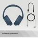 Навушники з мікрофоном Sony WH-CH720 Blue - зображення 2