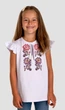 Дитяча футболка-вишиванка для дівчинки Folk Moda 116 Білий (6015-286011167) - изображение 1