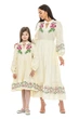 Дитяча сукня-вишиванка для дівчинки Піона Folk Moda 140 Молочний (pona-300411180) - изображение 3