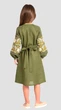 Дитяча сукня-вишиванка для дівчинки Folk Moda 152 Хакі (6011-300511184) - изображение 2