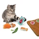 Інтерактивна іграшка для котів Kong Pull-A-Partz Sushi Play Mat 28 x 26 см (35585459486) - зображення 4