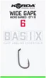 Крючки Korda Basix Wide Gape №6 10шт (KBX003) - изображение 1